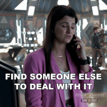 Find Someone Else To Deal With It Amelia Jones GIF - Find Someone Else To Deal With It Amelia Jones Power Rangers Dino Fury GIFs