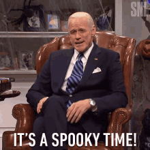 Its A Spooky Time Joe Biden GIF - Its A Spooky Time Joe Biden Jim Carrey GIFs