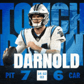 carolina panthers quarterback darnold throws the ball