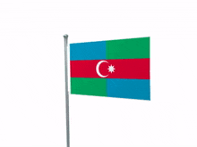آذربایجان پرچم GIF