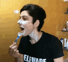 Scherezade Shroff Shave GIF - Scherezade Shroff Shave Shaving Cream GIFs