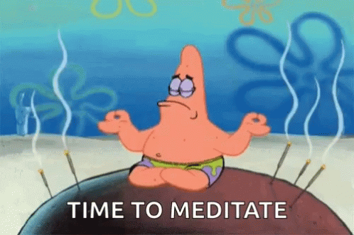 Meditation Hippie GIF - Meditation Hippie Sponge Bob - Discover & Share GIFs