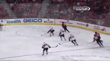 Ovechkins Spinning Post Goal GIF - Nhl Hockey Washington GIFs