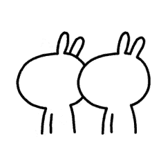 bunny hug kiss smooch mwah