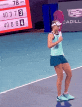 Elena Rybakina Throw Racquet GIF - Elena Rybakina Throw Racquet Tennis Racket GIFs