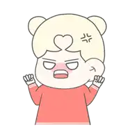a cartoon of a girl with a heart on her forehead