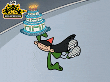 Throwing The Cake Numbuh 3 GIF - Throwing The Cake Numbuh 3 Codename Kids Next Door GIFs