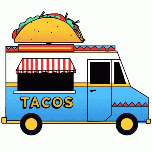 Taco Van Sticker - Milo And Dax Truck Taco - Discover & Share GIFs