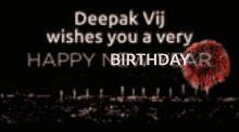 Happy Birthday Hbd GIF - Happy Birthday Hbd Deepak GIFs