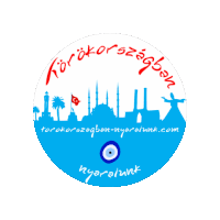 Törökország Törökországban Nyaralunk Sticker