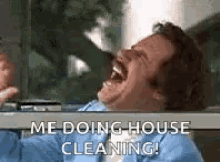 House Work House Cleaning GIF - House Work House Cleaning Will Ferrell GIFs