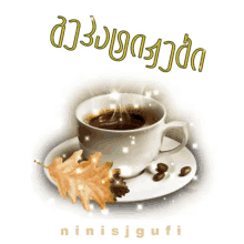 Ninisjgufi ყავა GIF - Ninisjgufi ყავა შემოდგომა GIFs