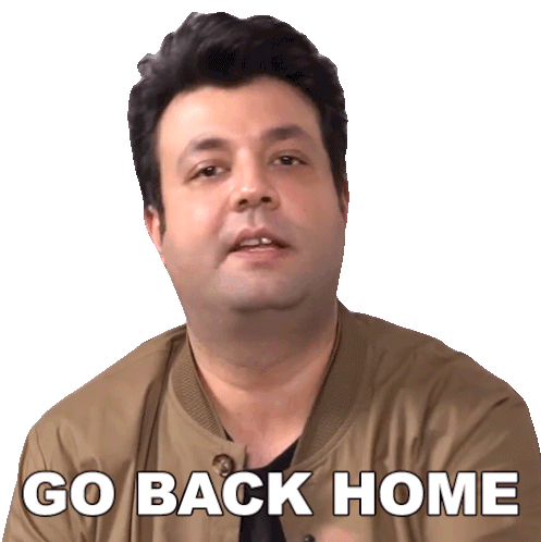Go Back Home Varun Sharma Sticker - Go Back Home Varun Sharma Pinkvilla Stickers
