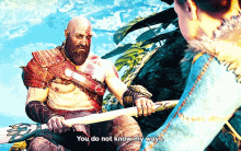God Of War Kratos GIF - God Of War Kratos You Do Not Know My Ways GIFs