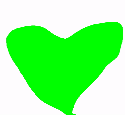 green hearts clip art