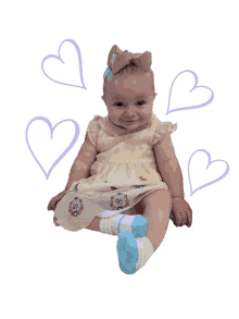 baby girl hearts love gucci