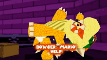 Smg4 Bowser GIF - Smg4 Bowser Mario Help GIFs