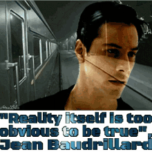 philosophy quote the matrix reality itself jean baudrillard