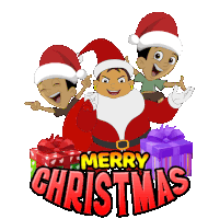 Merry Christmas Kalia Sticker - Merry Christmas Kalia Dholu Stickers