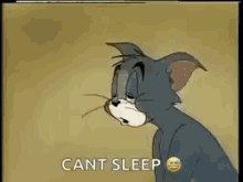 Sleepy Tom And Jerry GIF