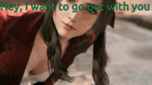 Hey I Want To Go Out With You GIF - Hey I Want To Go Out With You Aerith GIFs