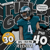 Philadelphia Eagles (40) Vs. Green Bay Packers (30) Fourth Quarter GIF - Nfl National Football League Football League GIFs