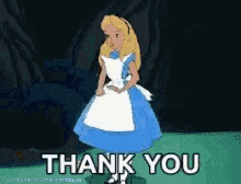 Thank You Alice In Wonderland GIF - Thank You Alice In Wonderland Curtsy GIFs