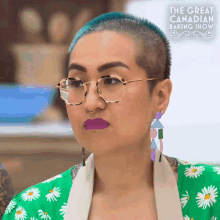 Surprised Chi GIF - Surprised Chi The Great Canadian Baking Show GIFs