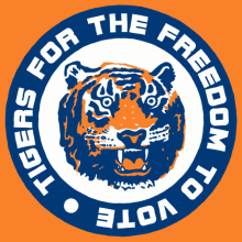 Tigers For The Freedom To Vote Detroit GIF