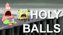 Holy Balls GIF - Spongebob Squarepants Patrick Star Jaw Drop GIFs