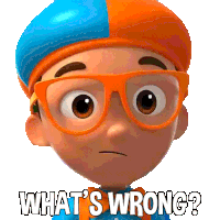 What'S Wrong Blippi Sticker - What'S Wrong Blippi Blippi Wonders - Educational Cartoons For Kids Stickers
