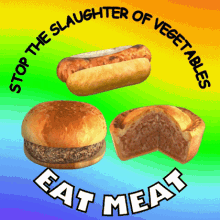 Eat Meat No Vegetables GIF - Eat Meat No Vegetables Vegen Food GIFs