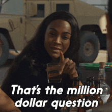 That'S The Million Dollar Question Joe GIF - That'S The Million Dollar Question Joe Zoe Saldana GIFs