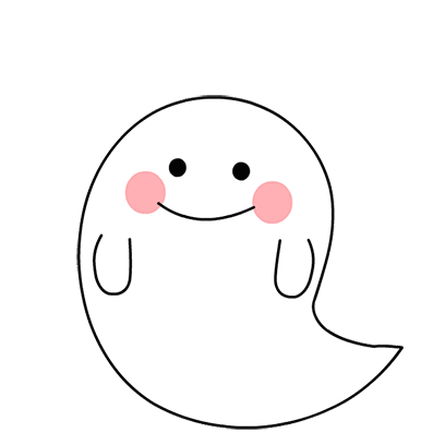Cute Ghost Sticker - Cute Ghost Shocked Stickers