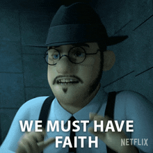 We Must Have Faith Otto Scaarbach GIF - We Must Have Faith Otto Scaarbach Trollhunters Tales Of Arcadia GIFs
