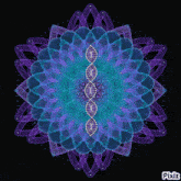a blue and purple sphere with pixiz written on the bottom right corner