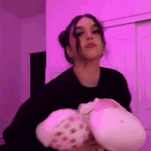 Staring Ashleybtw GIF