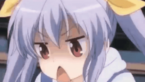 Anime girl screaming and black and white gif anime 796797 on animeshercom