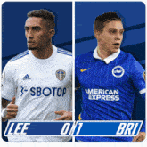 Leeds United (0) Vs. Brighton & Hove Albion F.C. (1) Half-time Break GIF - Soccer Epl English Premier League GIFs
