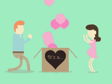 Its A Girl Pink GIF - Its A Girl Pink Balloons GIFs