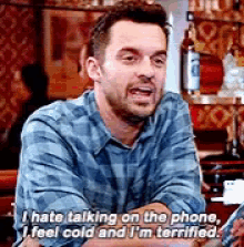 New Girl I Hate Talking On The Phone GIF - New Girl I Hate Talking On The Phone GIFs