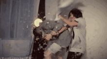 Playing Wresting GIF - Playing Wresting Pillow GIFs