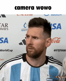 Messi Messi World Cup GIF - Messi Messi World Cup Camera Wowo GIFs