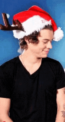 Harry Styles One Direction GIF - Harry Styles One Direction Merry Chistmas GIFs