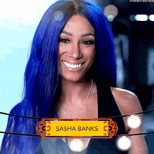 Sasha Banks Smile GIF