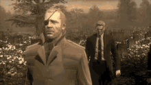 Big Boss Solid Snake GIF - Big Boss Solid Snake Graveyard GIFs