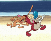 Ren And Stimpy Ren And Stimpy Adult Party GIF - Ren And Stimpy Ren And Stimpy Adult Party In A Hurry GIFs