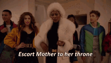 Dominique Jackson Escort Mother To Her Throne GIF - Dominique Jackson Escort Mother To Her Throne Escort GIFs