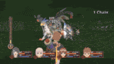 a video game is being played and the player 's hp is 1337