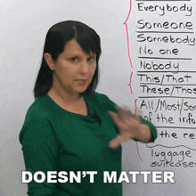 Doesn'T Matter Rebecca GIF - Doesn'T Matter Rebecca Engvid GIFs